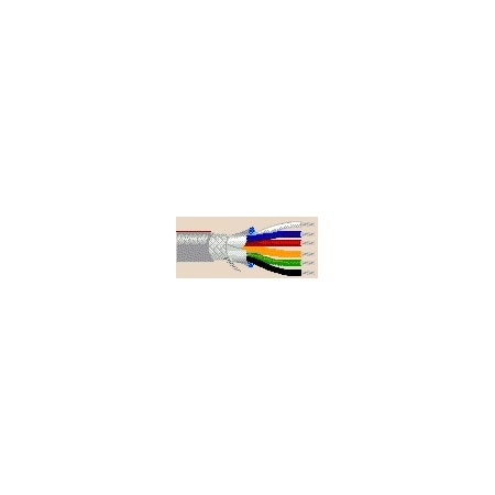 Belden Multi-Conductor Cable, AWM, 24 AWG, 15 C, Chrome, PVC, Stranded, 30V AC, Indoor, 1000 ft 9936 0601000